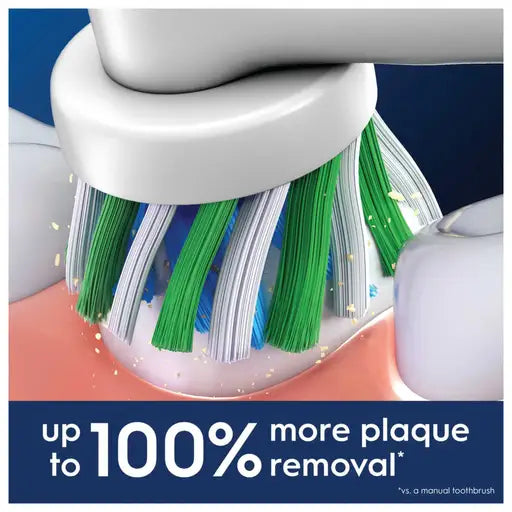 Oral B Pro Cross Action Replacement Heads For Plaque Removal