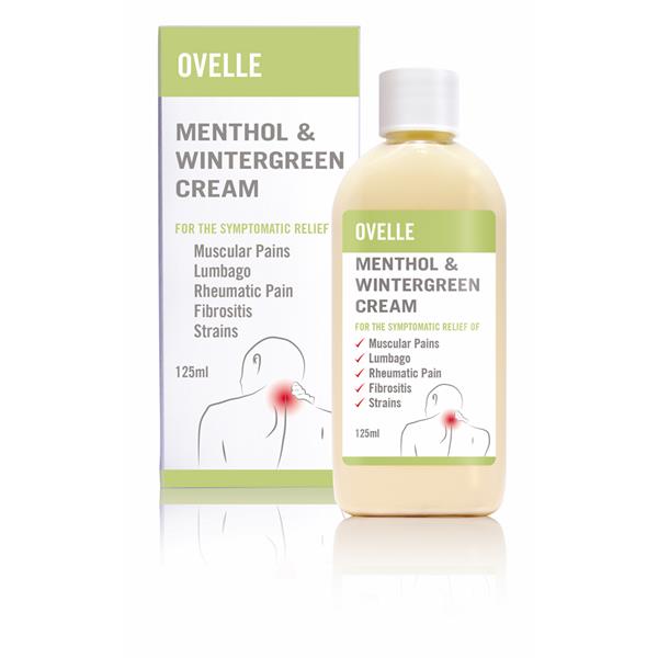 Ovelle Menthol & Wintergreen Cream - 125ml