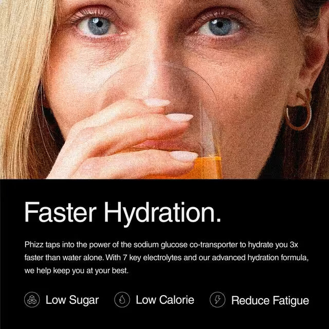 Phizz Daily Energy 3-in-1 Hydration, Electrolytes and Vitamins - Orange