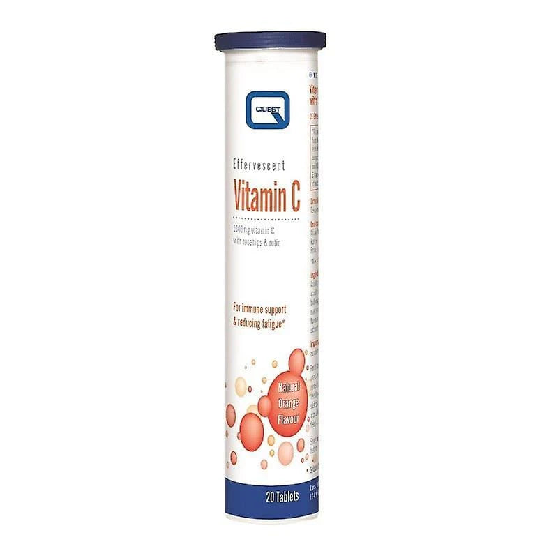 Ballybrack Medical Hall Quest Vitamin C effervescent tablets orange flavour tubes