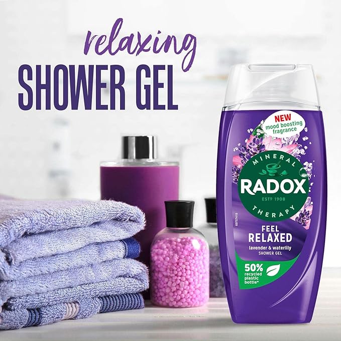 Radox Mineral Therapy Feel Relaxed Lavender & Waterlily Shower Gel