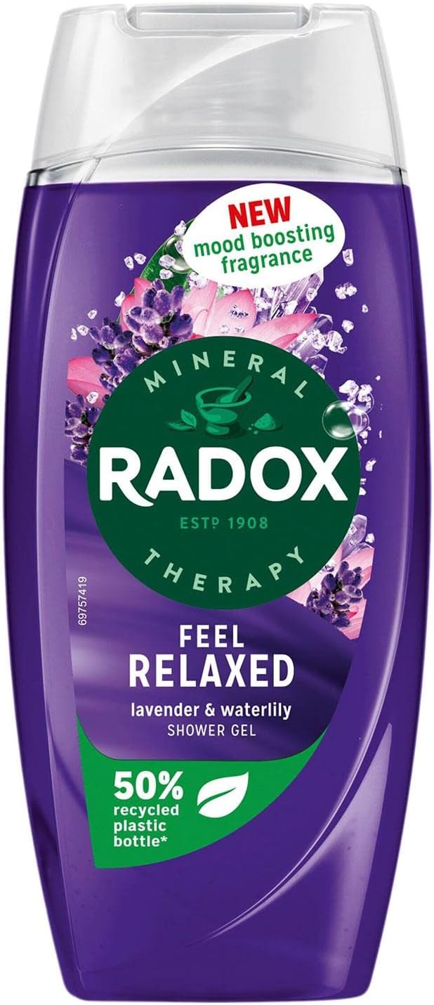 Radox Mineral Therapy Feel Relaxed Lavender & Waterlily Shower Gel