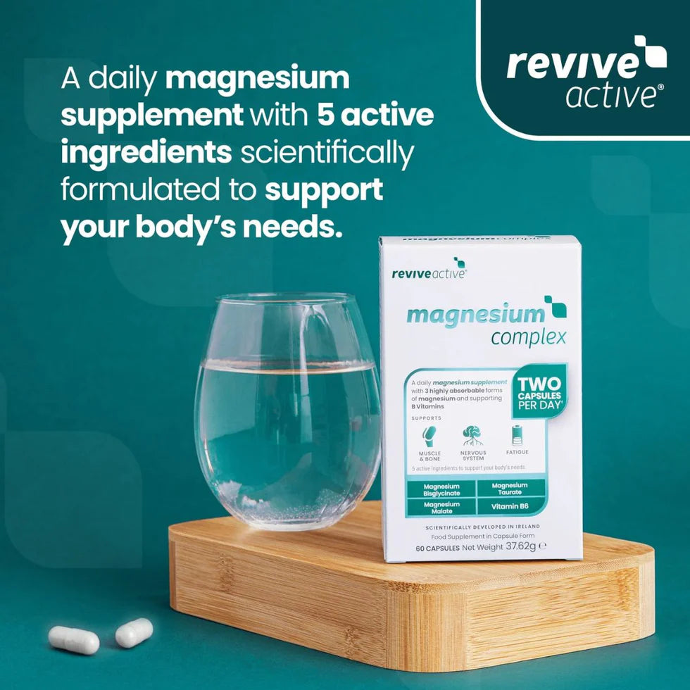 Revive Active Magnesium Complex daily magnesium capsules pack front