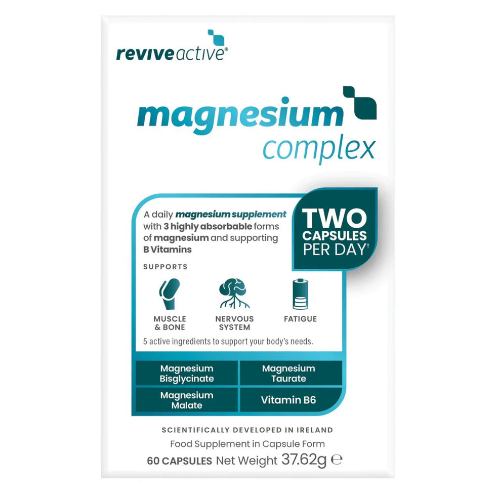 Revive Active Magnesium Complex 60 capsules supplement box