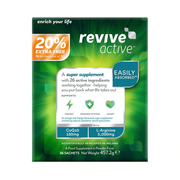 Revive Active Original supplement sachets orange mango pack front