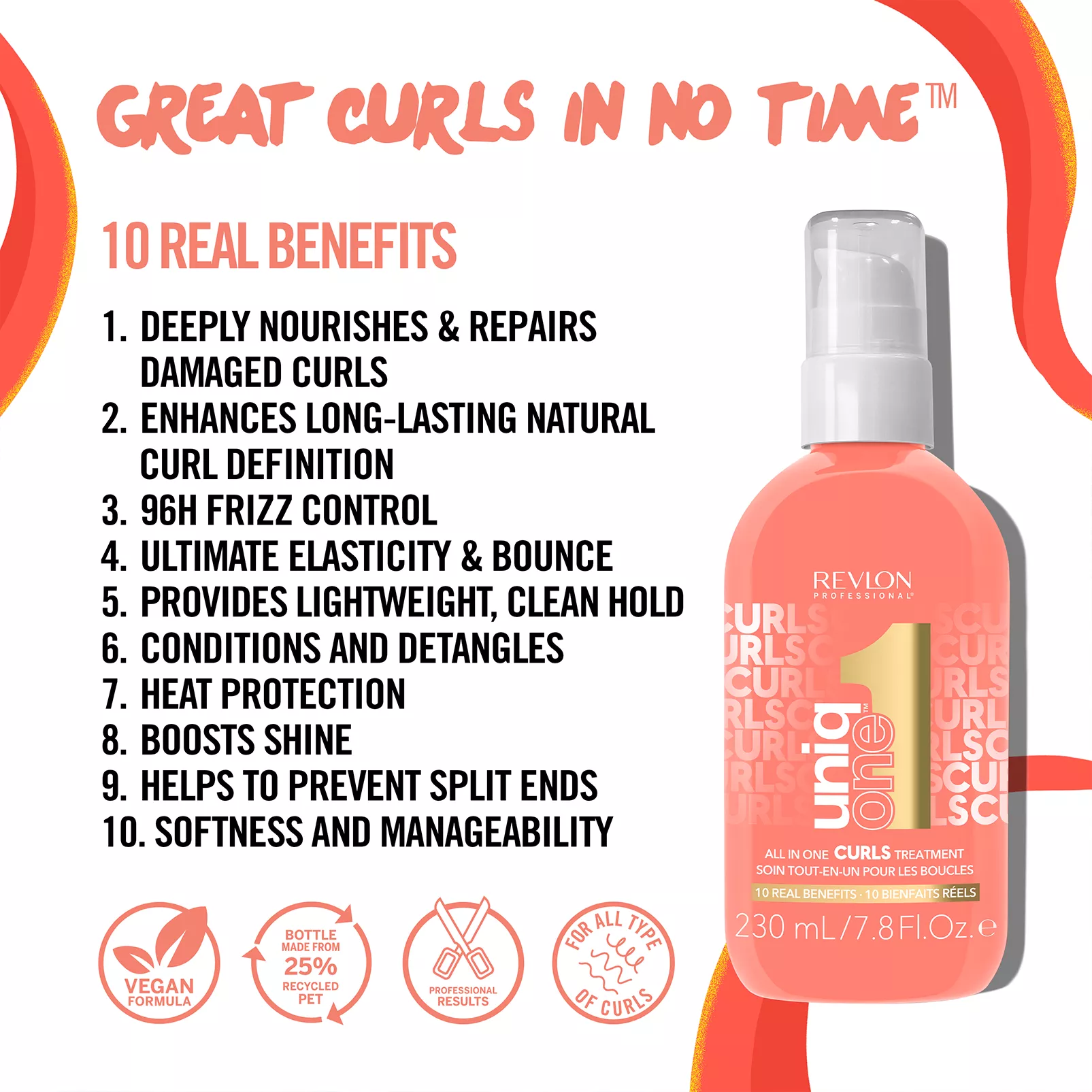 Revlon Uniq One All In One Curls Treatment Benefits