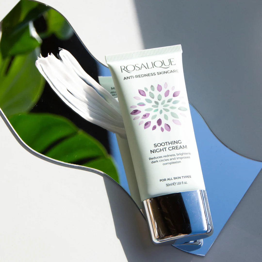 Rosalique Soothing Anti-Redness Night Cream tube 