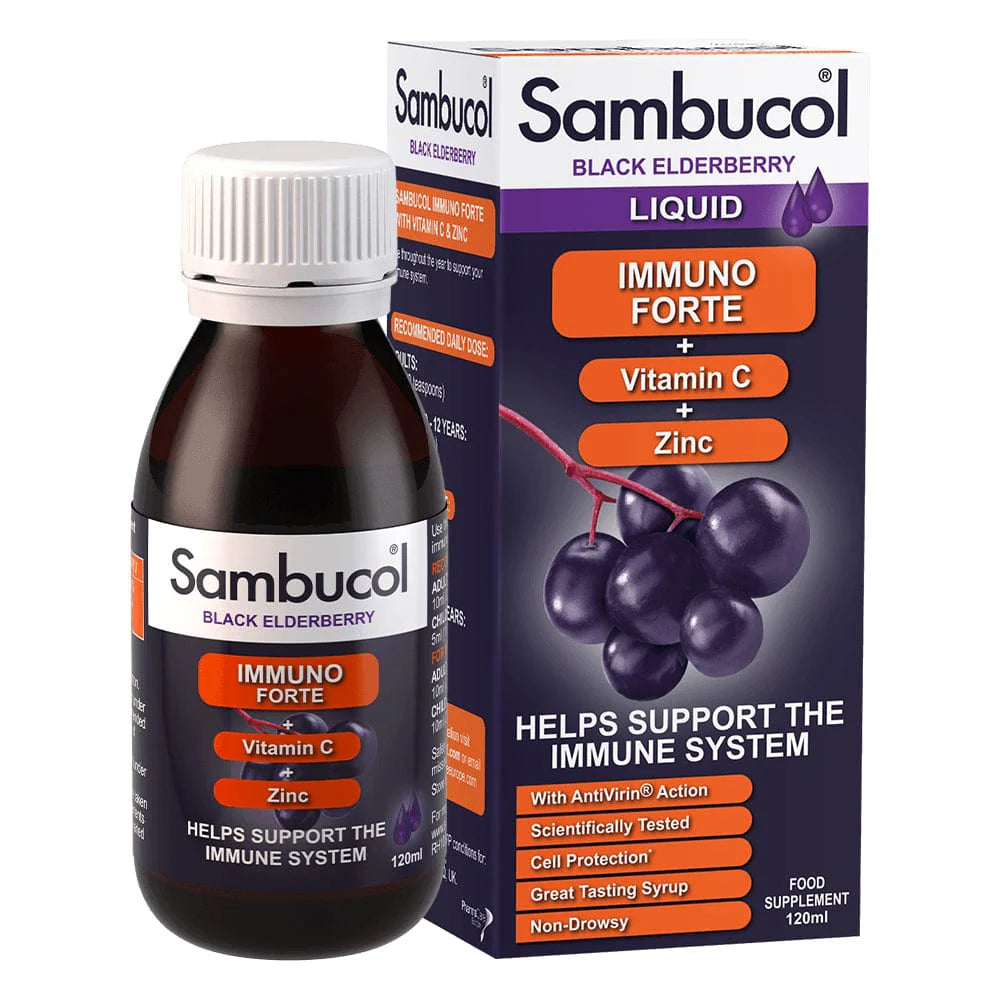 Sambucol Immuno Forte Black Elderberry Liquid - 120ml
