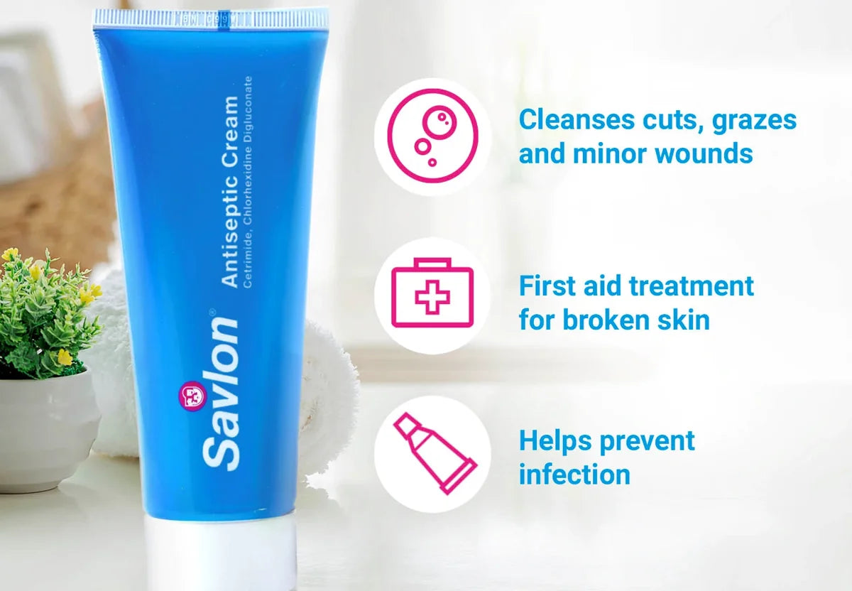 Savlon first aid cream for blisters and shaving cuts