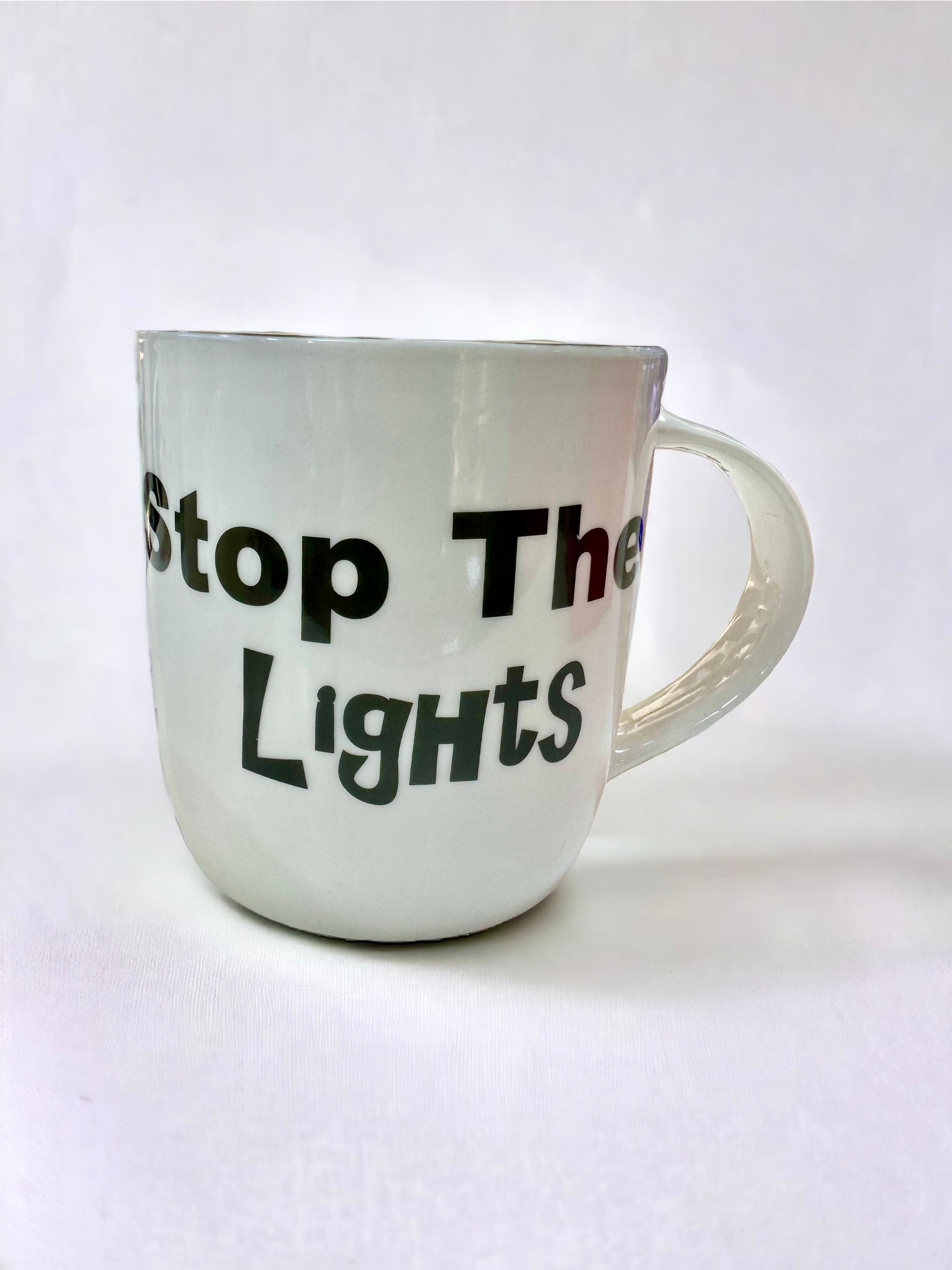 Shannonbridge Pottery Stop The Lights Mug