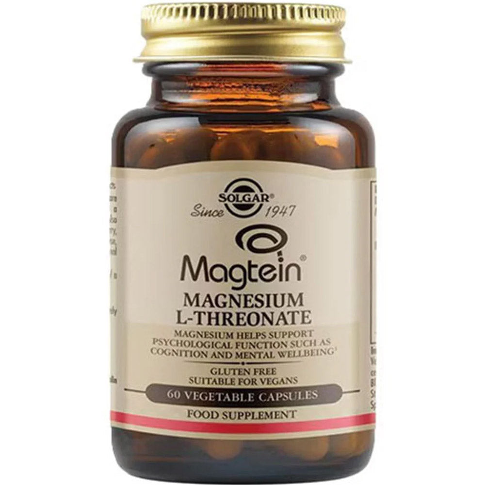 Solgar Magtein magnesium L threonate 60 capsules brain support supplement