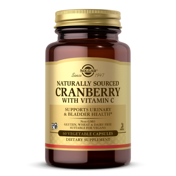 Solgar Natural Cranberry With Vitamin C - 60 Capsules