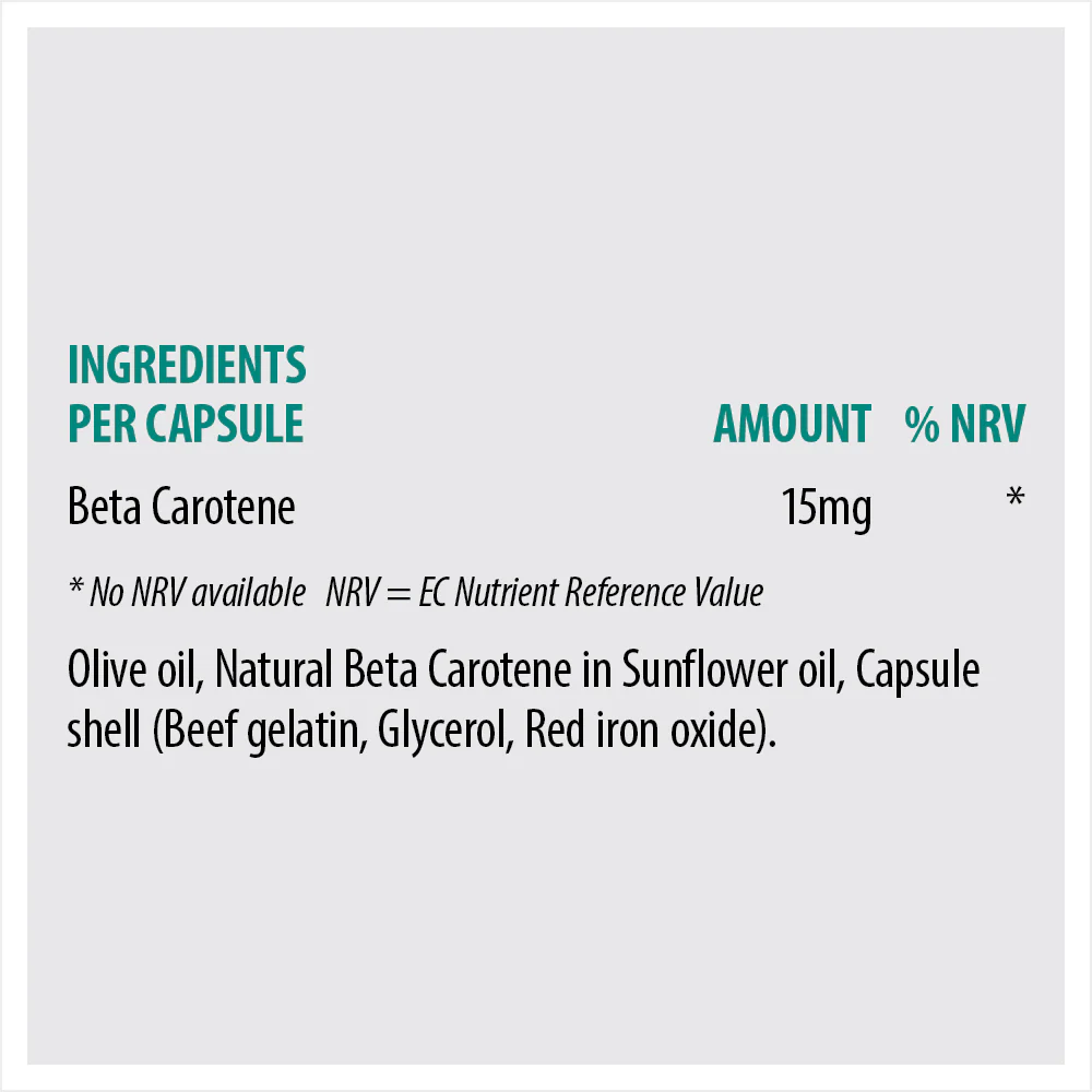 Sona Beta Carotene One A Day - 30 Capsules