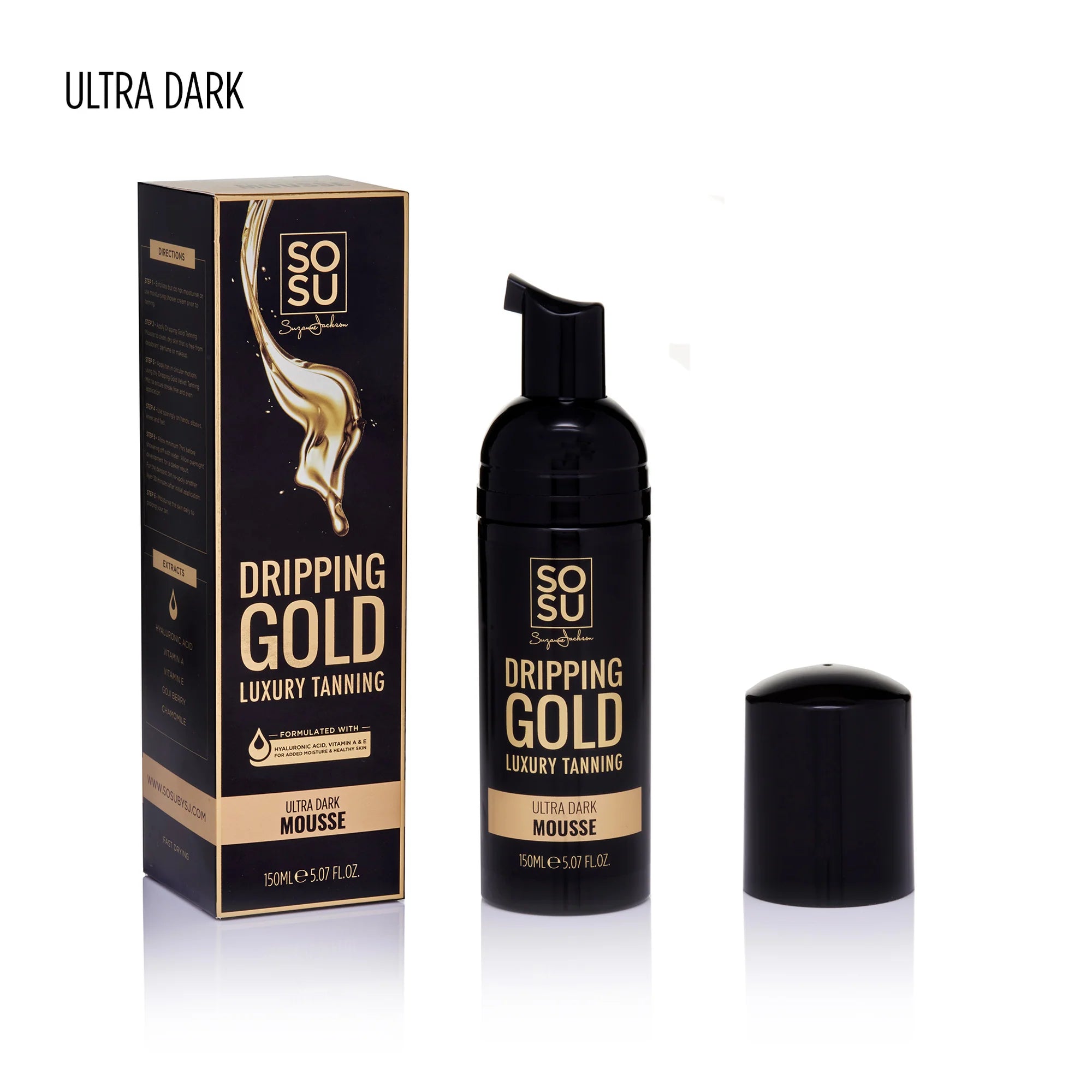 SOSU Dripping Gold Luxury Tan Ultra Dark Mousse - 150ml