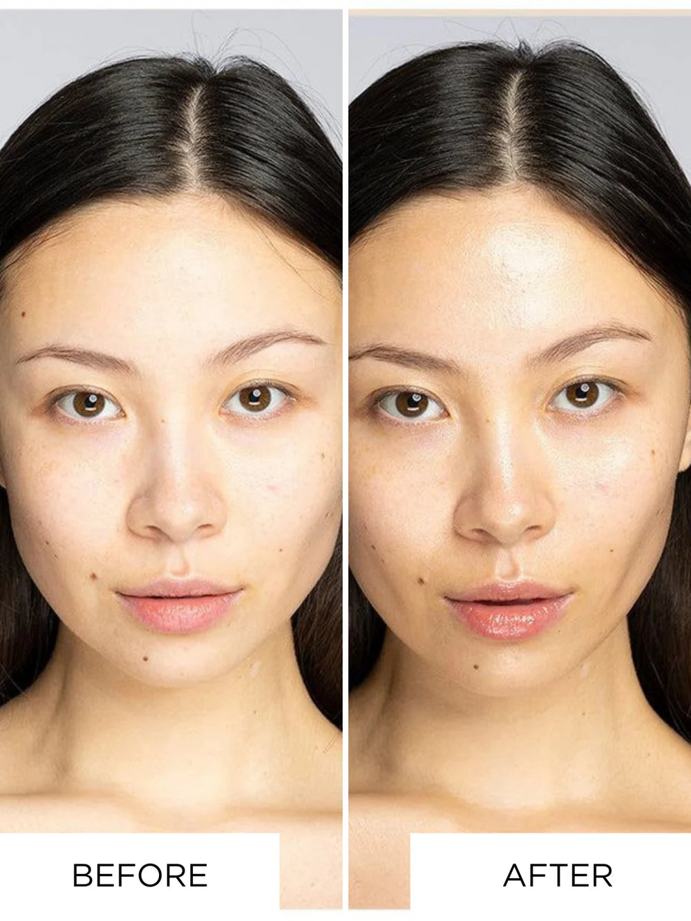 SOSU illuminating skin enhancer makeup base before and after 