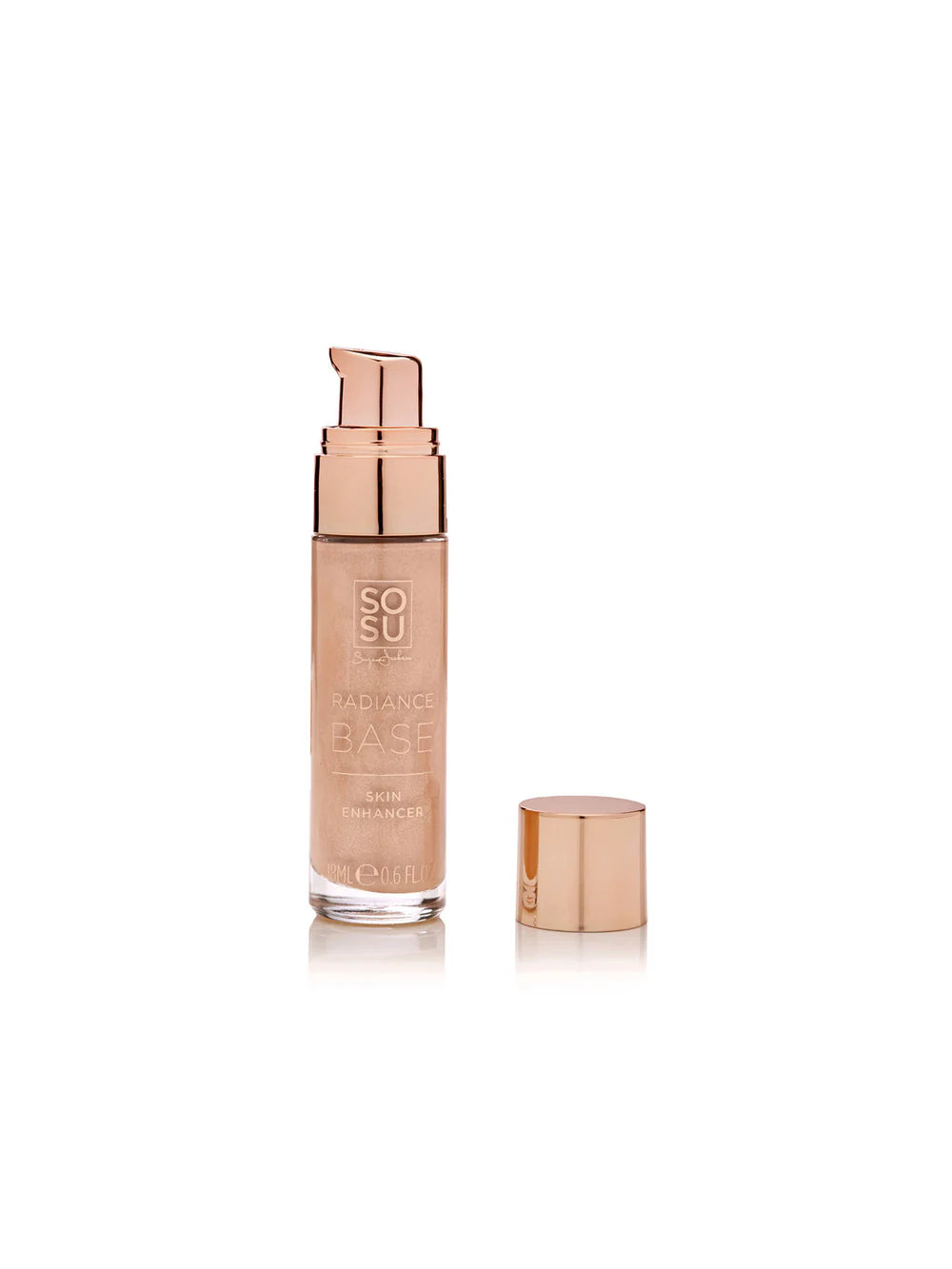SOSU Radiance Base Skin Enhancer Glow in pump bottle