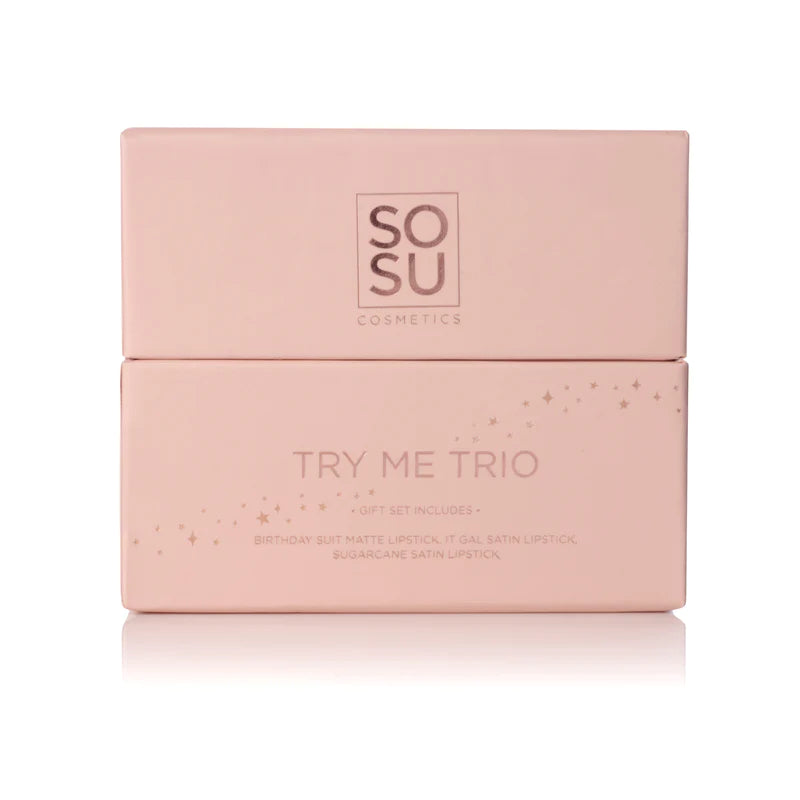 Sosu Try Me Lipstick Trio Gift Set