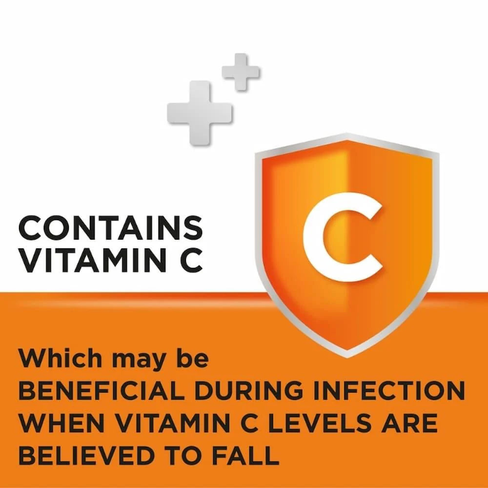 Strepsils orange vitamin C sore throat lozenges With vitamin C 