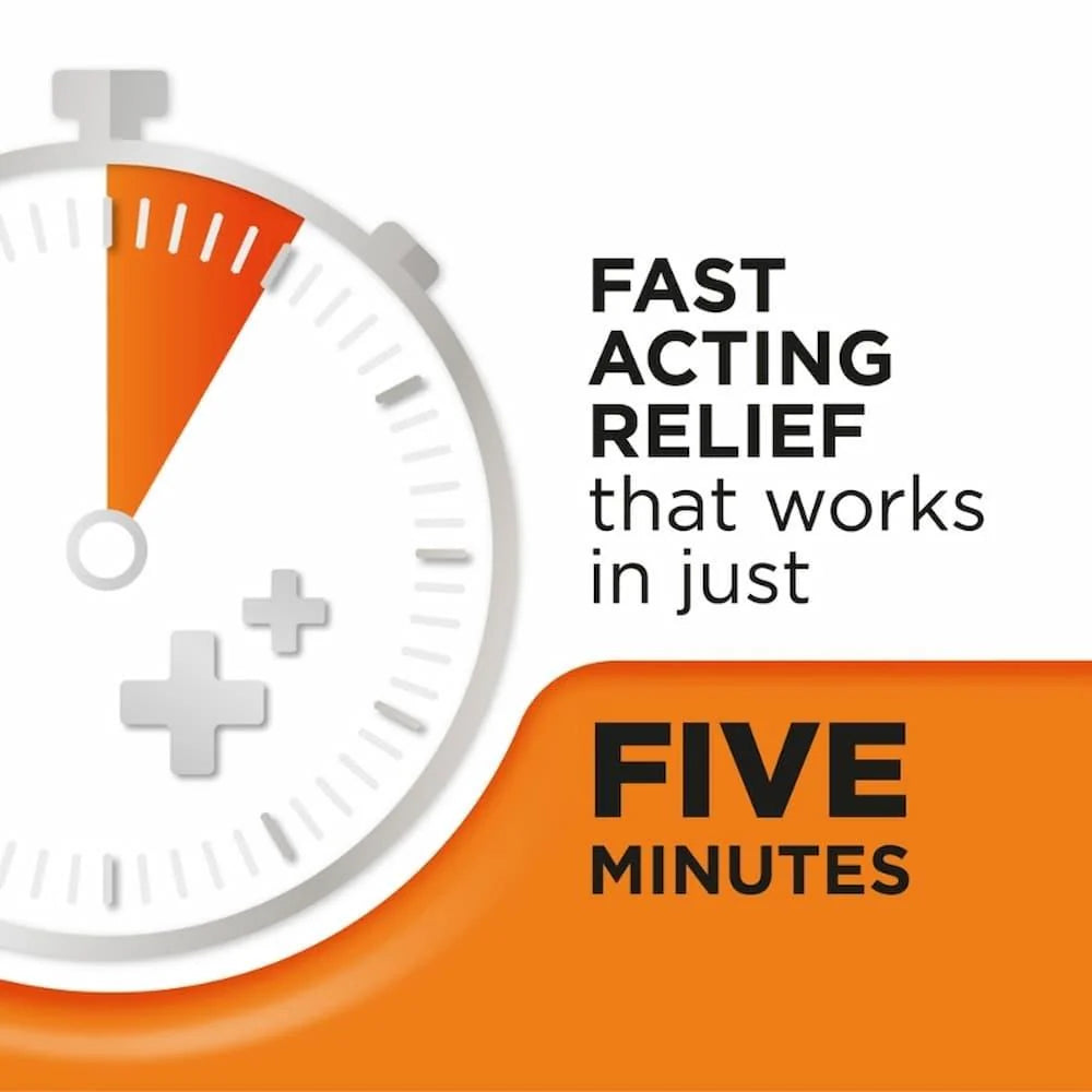 Strepsils orange vitamin C sore throat lozenges Fast acting 