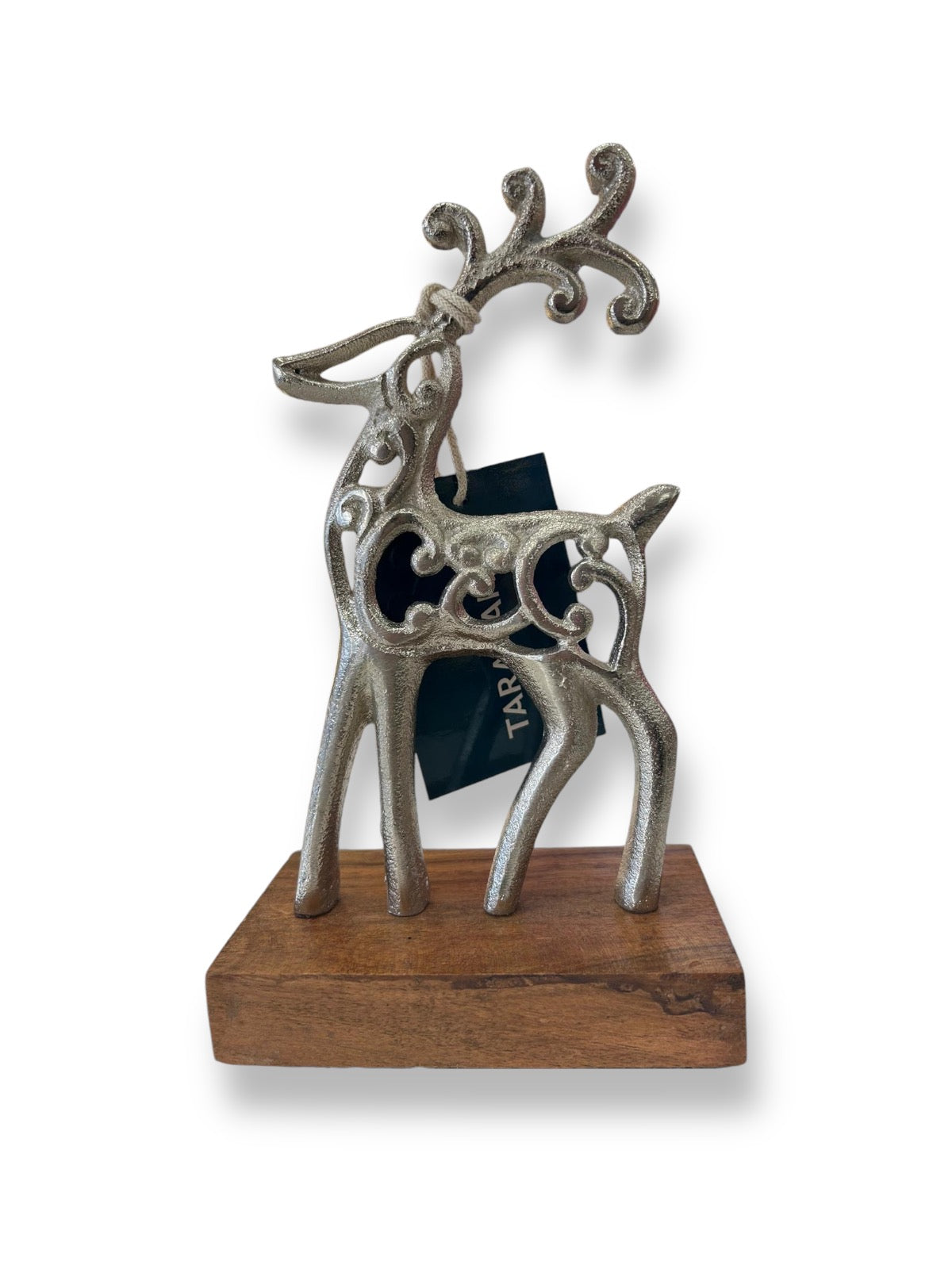 Tara Lane Festive Silver Reindeer - Large Silver