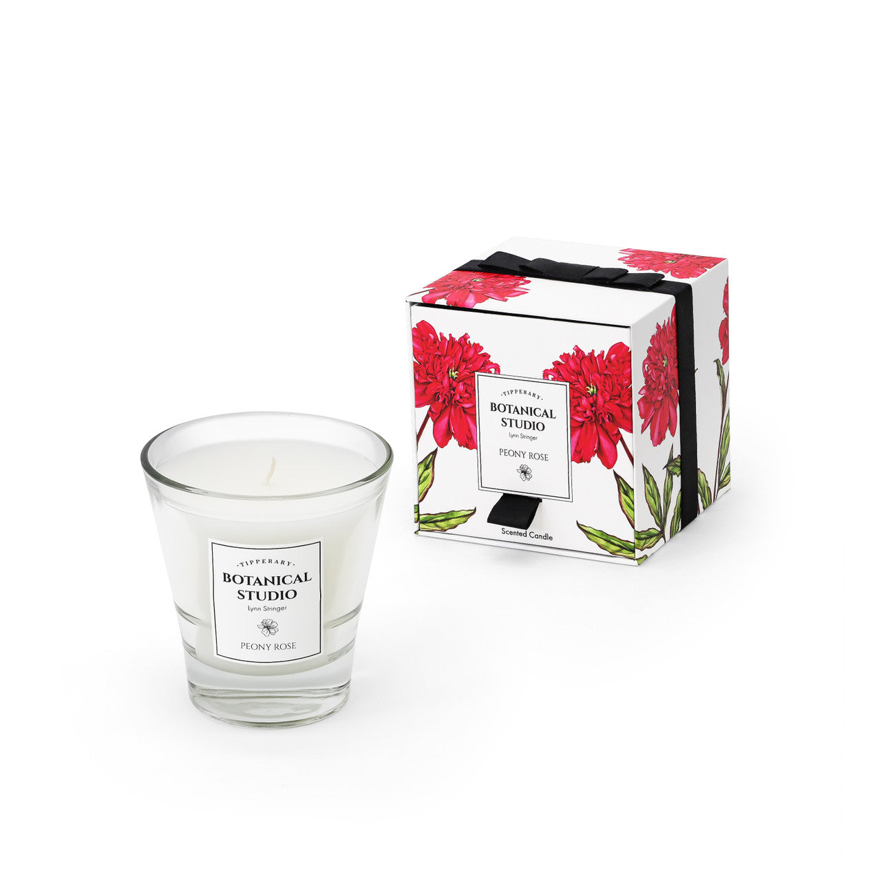 Tipperary Crystal Botanical Studio Scented Candle - Peony Rose