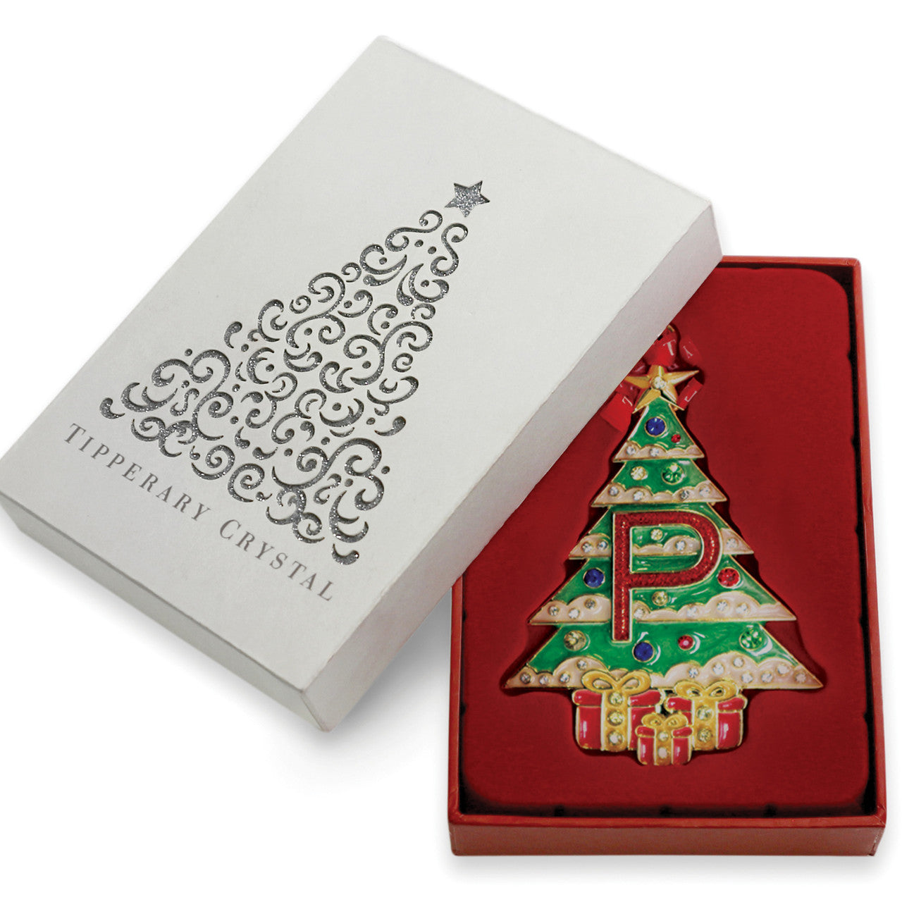 Tipperary Crystal Christmas Tree Decoration P