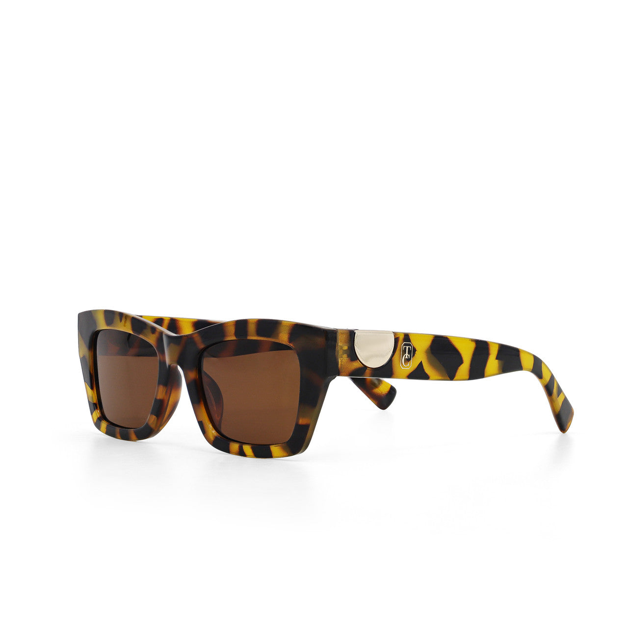 Women’s Havana sunglasses by Tipperary Crystal in tortoise frame with glare-reducing lenses