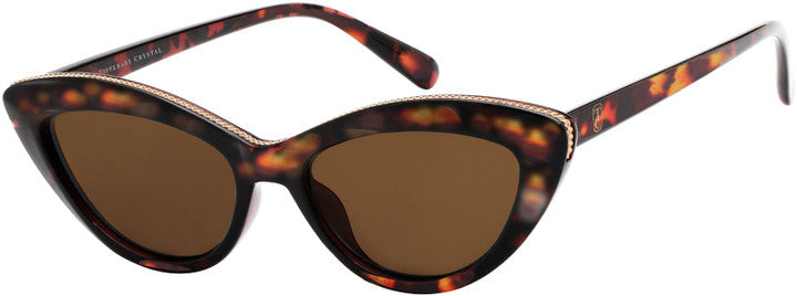 Tipperary Crystal Rhodes tortoise shell cat eye sunglasses