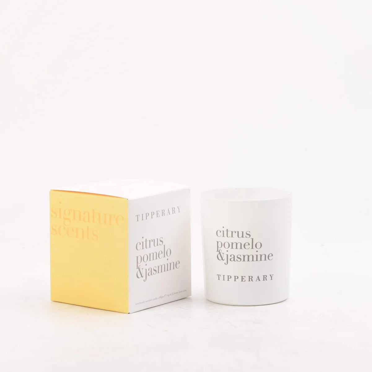Tipperary Crystal Citrus Pomelo & Jasmine candle with gift box