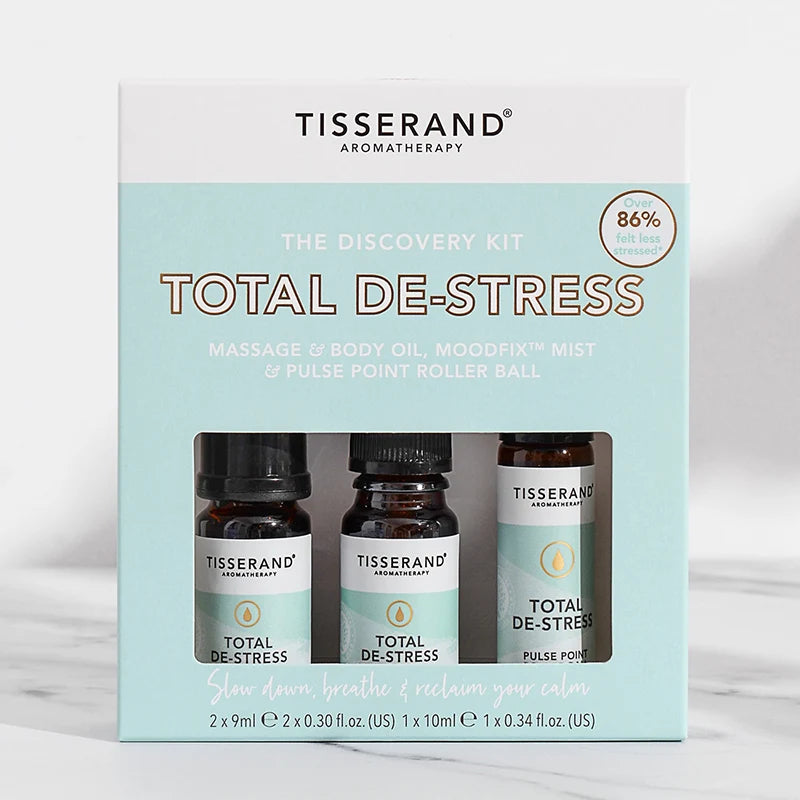 Tisserand Aromatherapy Total De-Stress Discovery Kit