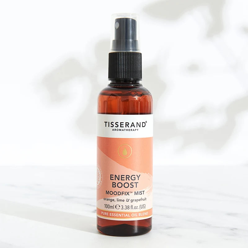 Tisserand Energy Boost Moodfix Mist - Orange Lime And Grapefruit 9ml