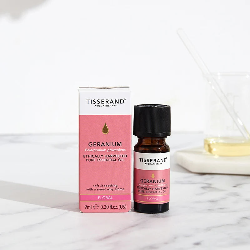 Tisserand Geranium Ethically Harvested Pure Essential Oil 