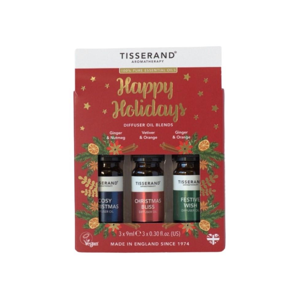 Tisserand Happy Holidays Diffuser Oil Blends Gift Set