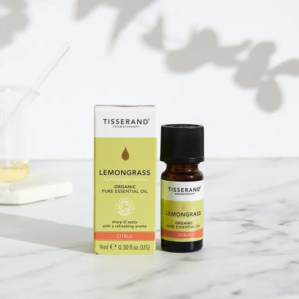 Tisserand Lemongrass Organic Essential Oil - 9ml