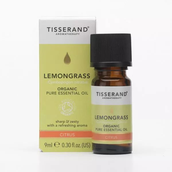 Tisserand Lemongrass Organic Essential Oil - 9ml