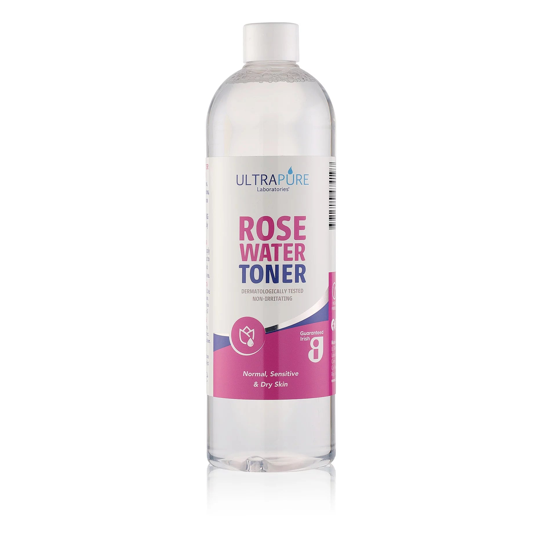 Ultrapure rose water face toner for sensitive skin