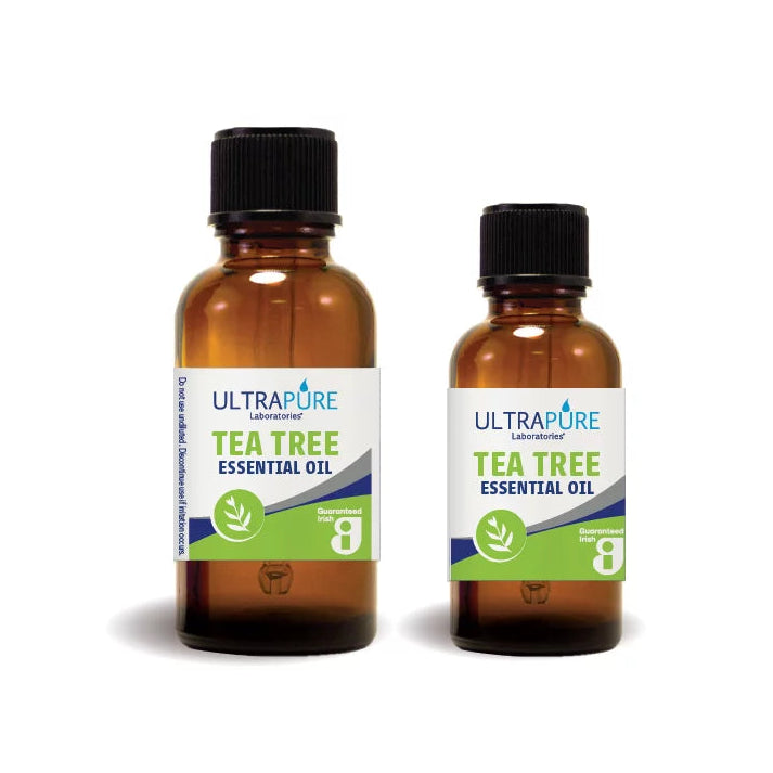 Ultrapure Tea Tree Essential Oil bottle packaging 10 & 25ml