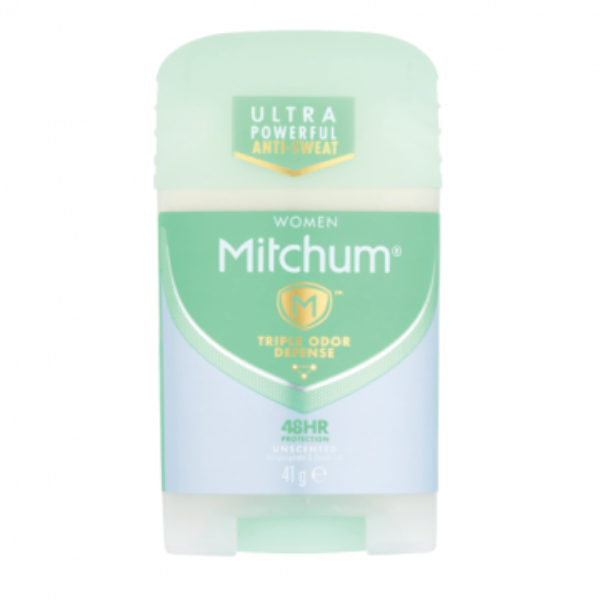 Mitchum Women Triple Odor Defense Unscented Deodorant Stick