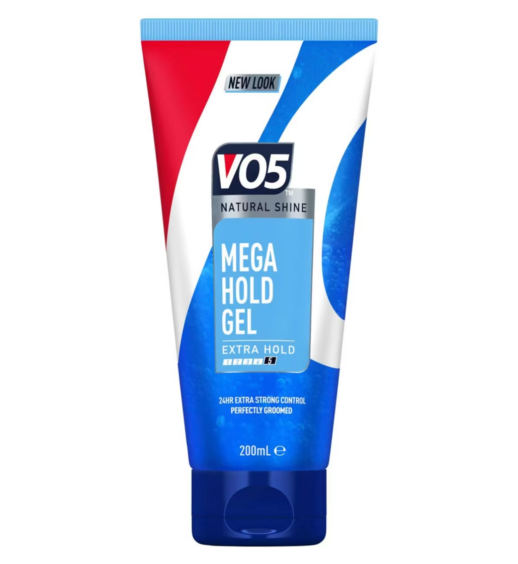 vo5 mega hold hair styling gel 200ml tube For men’s hair 