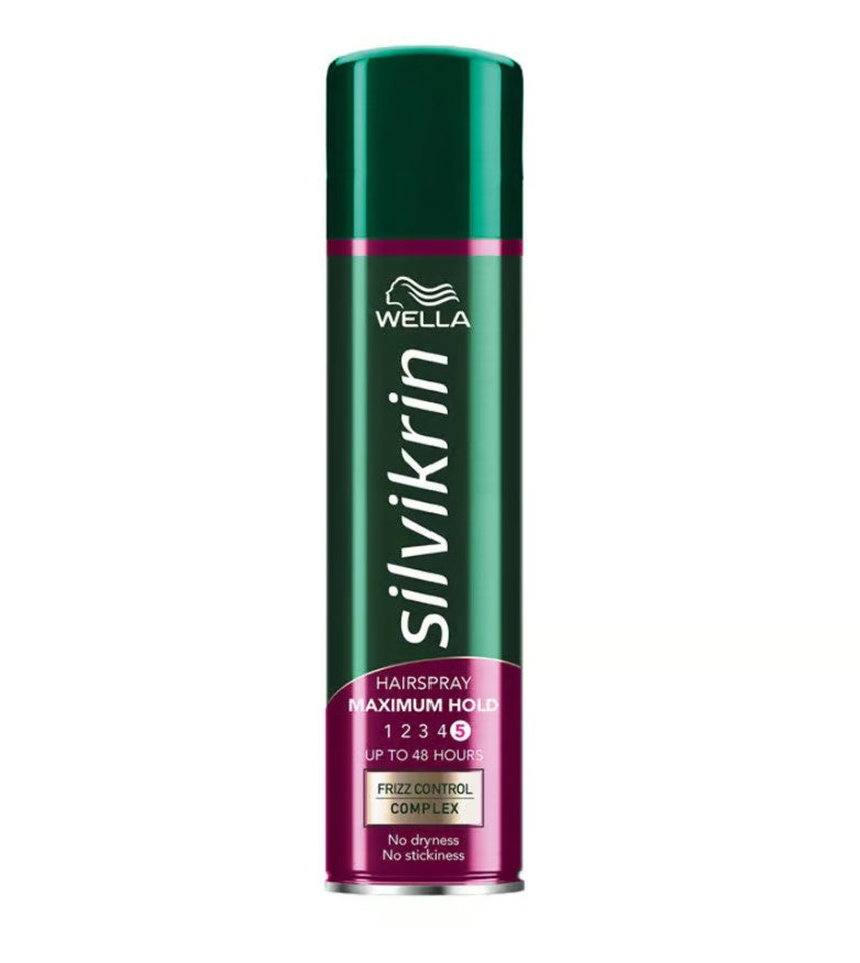 Wella Silvikrin Maximum Hold Hairspray - 250ml