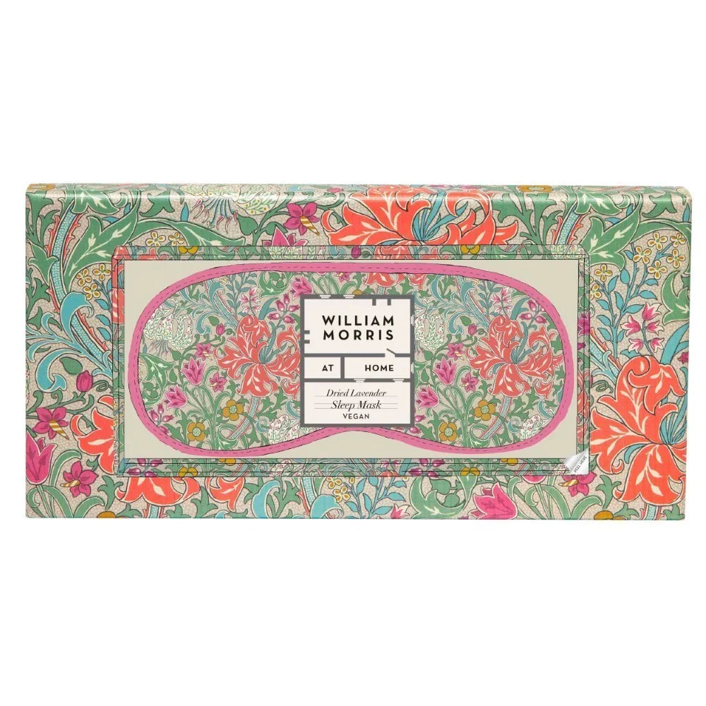 William Morris At Home Dried Lavender Sleep Mask In Gift Box