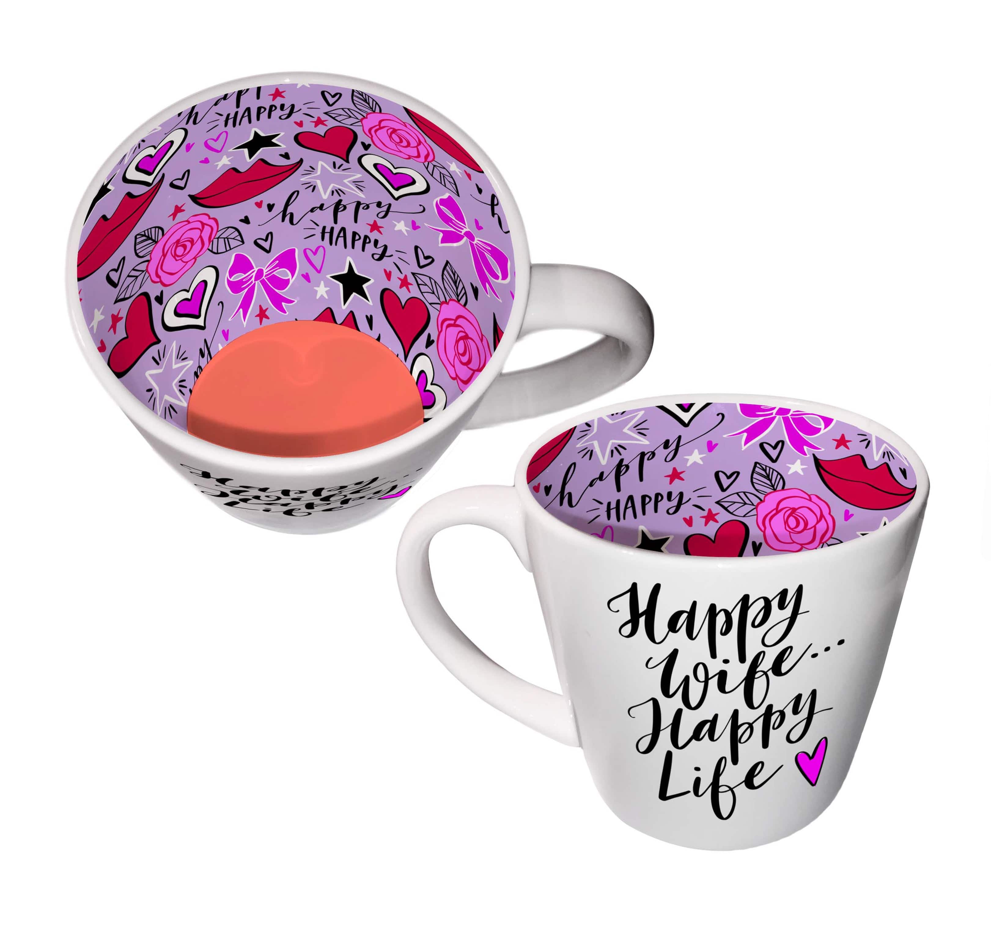 WPL Gifts Happy Wife Happy Life Mug