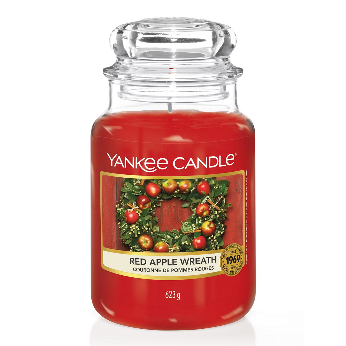 Yankee Candle Red Apple Wreath Original Large Jar Candle 623g