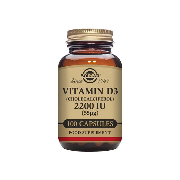 Solgar Vitamin D3 2200iu - 100 Tablets