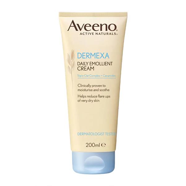 Aveeno dermexa daily emollient cream for flare ups and dry skin