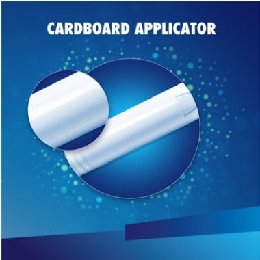 Tampax Regular Tampons With Cardboard Applicator