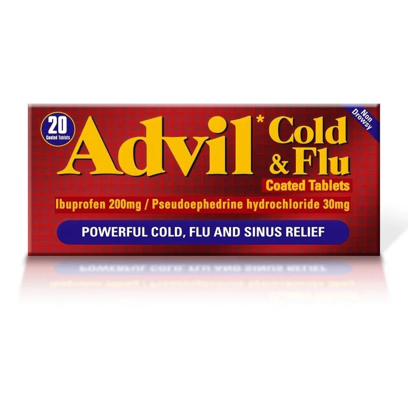 Advil Cold & Flu Tablets - 20 Tablets