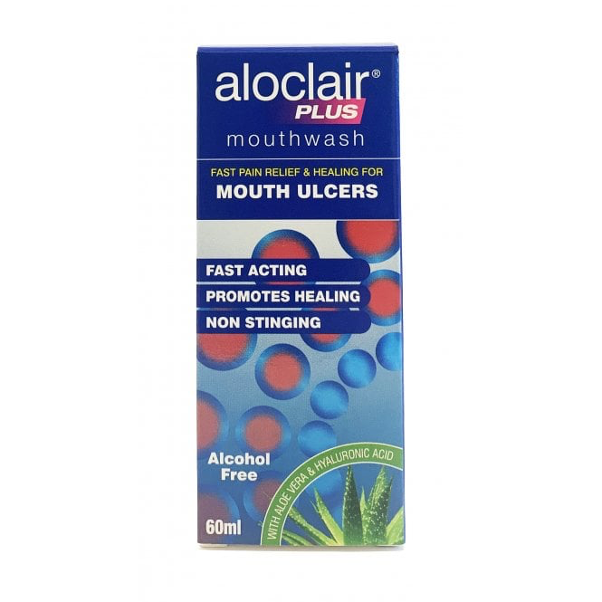 Aloclair Plus Mouthwash Bottle For Ulcers - 60ml