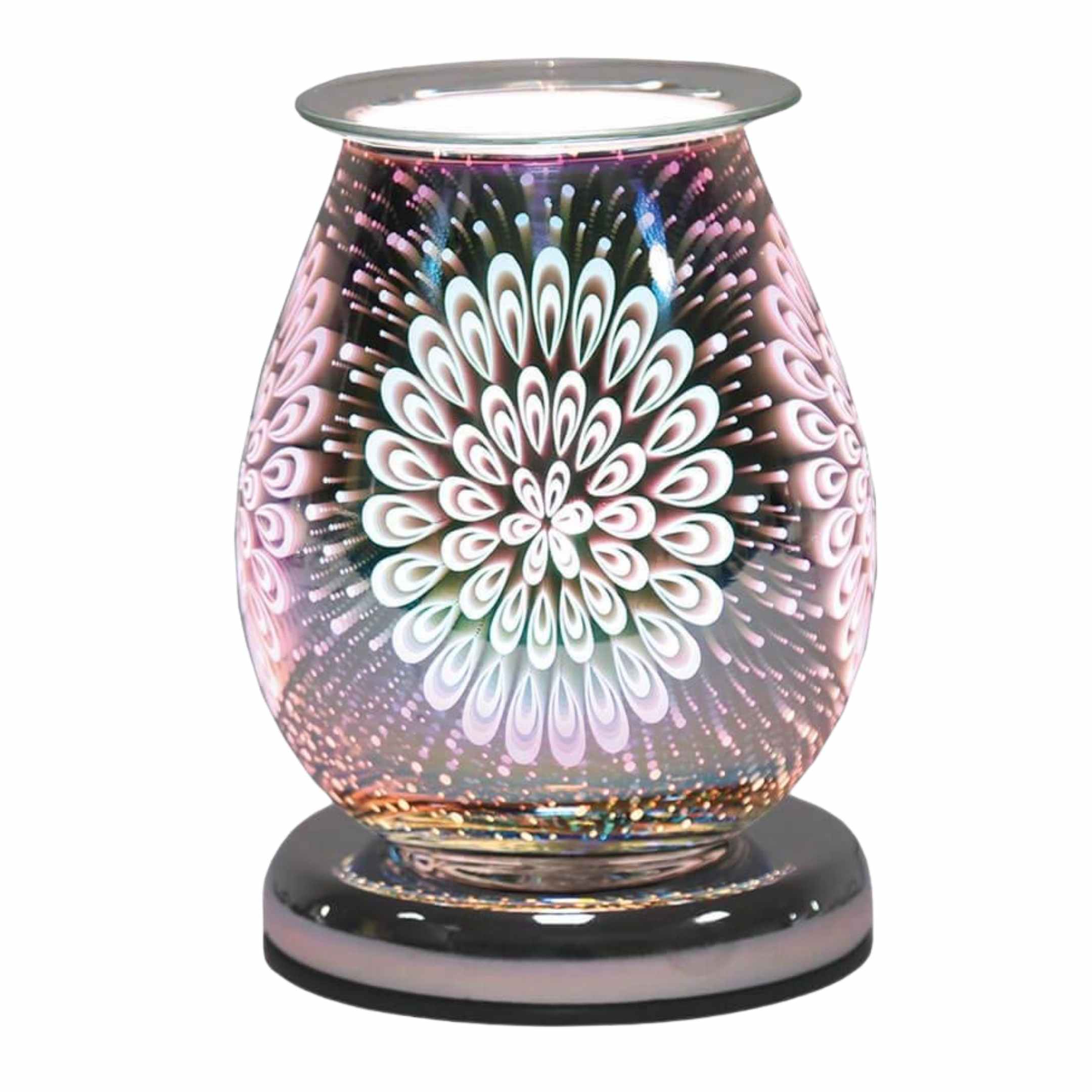 Aroma Accessories Lamp Wax Melt Burners - Peacock Oval