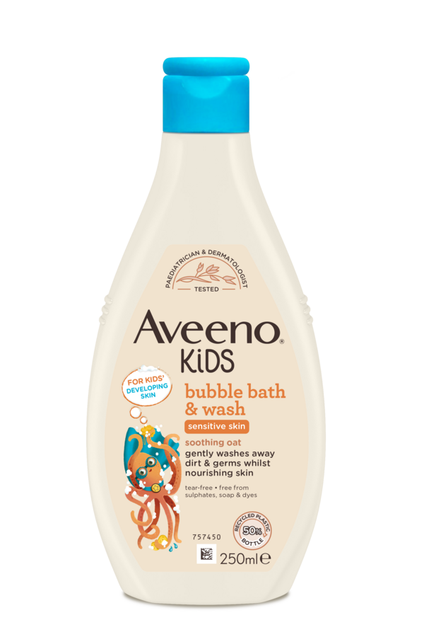 Aveeno Kids Bubble Bath And Wash Soothing Oat